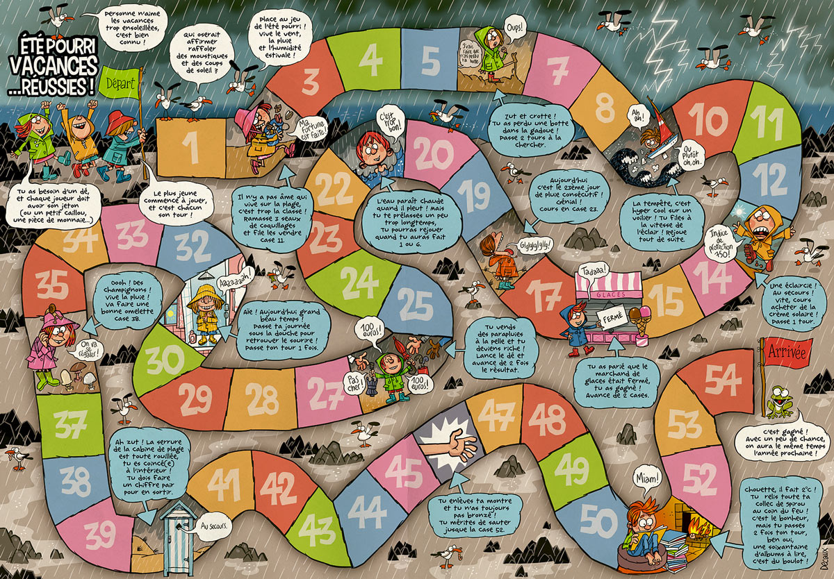 A game designed for Spirou magazine (summer special issue)